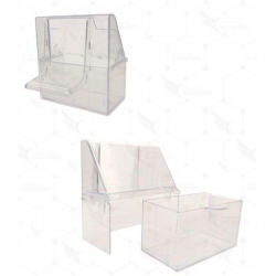Comedero con cajón extraíble Transparente – Idia